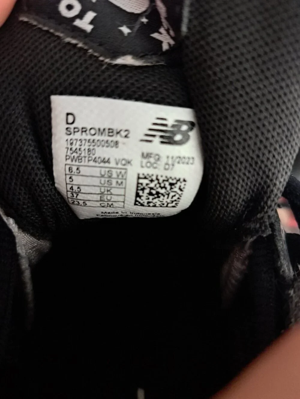 New Balance molded cleats